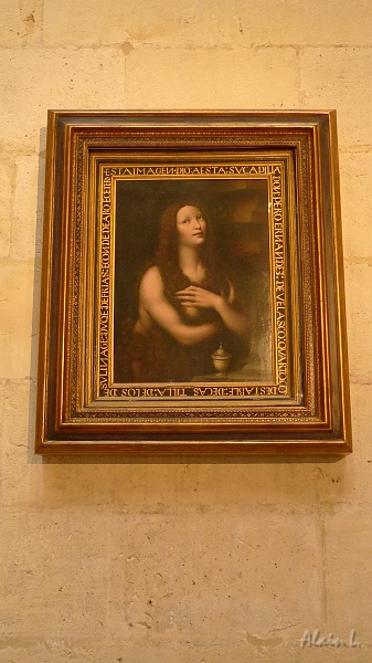 P1530050.JPG - Marie-Madeleine. Tableau de Léonard de Vinci.