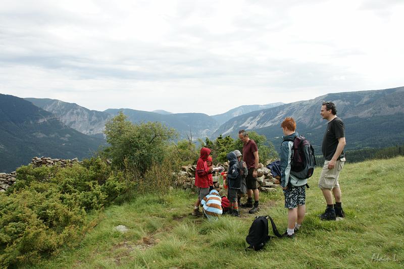 DSC00417.JPG - Arivée à la croix au dessus de Villars-Colmars