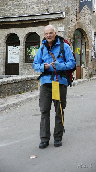 DSC04354.JPG - Sur mon papier il est écrit : "Que le Dieu de l'espérance vous donne en plénitude dans votre acte de foi, la joie et la paix, afin que l'espérance surabonde en vous par la vertu de l'Esprit Saint (Romains XV, 13)" (photo Sara)