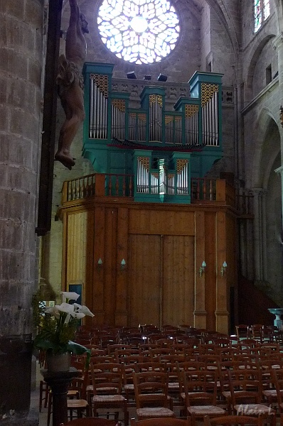 P1340017.JPG - L'orgue moderne de la cathédrale de Bazas