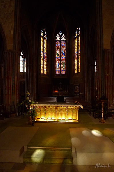 P1390015.JPG - Choeur de l'église Saint-Pierre d'Orthez